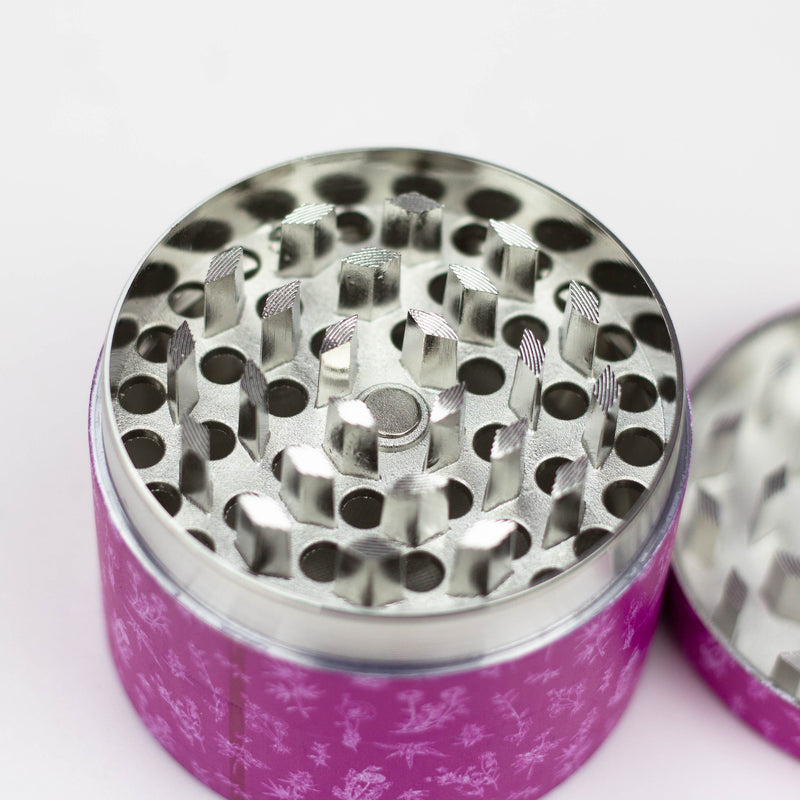 O Flower Stampede 4-Layer Pink Grinder