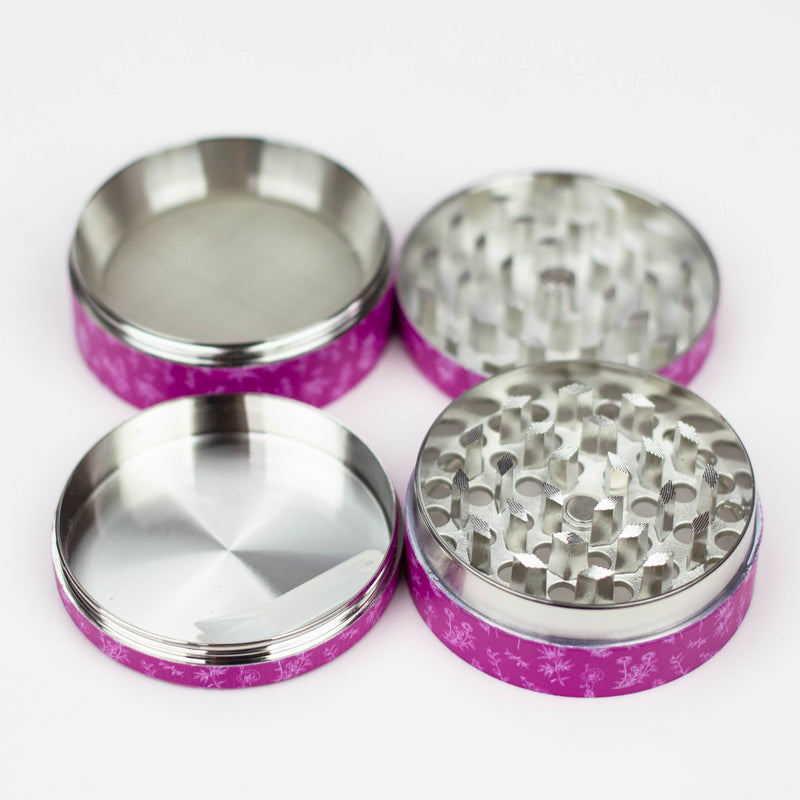 O Flower Stampede 4-Layer Pink Grinder