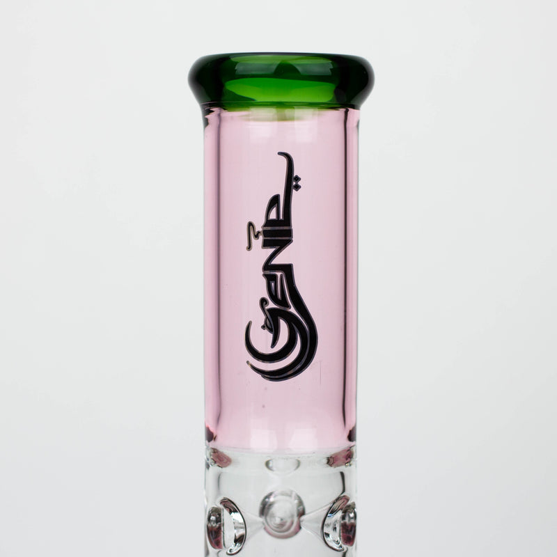 O 14.5" Genie-Tree arms two tone glass water bong ( ST11 )