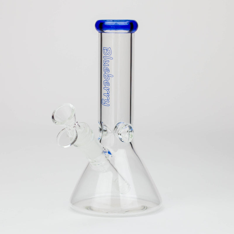 8" Blueberry glass beaker water bong ( N8040 ) Glass Bong ONE Blue D