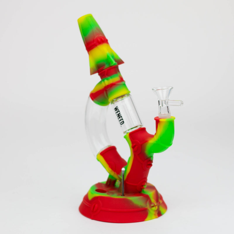 O WENEED®- 8" D Lab Silicone bong Set