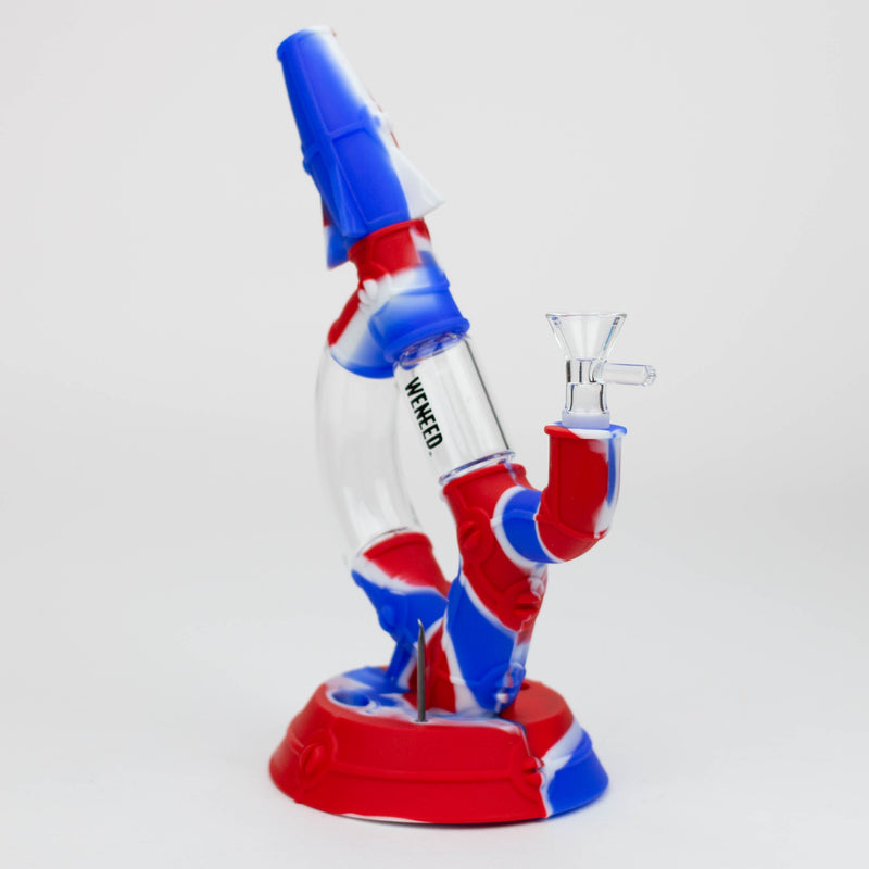 O WENEED®- 8" D Lab Silicone bong Set