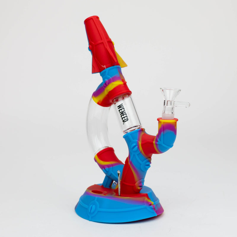 O WENEED®- 8" D Lab Silicone bong Set