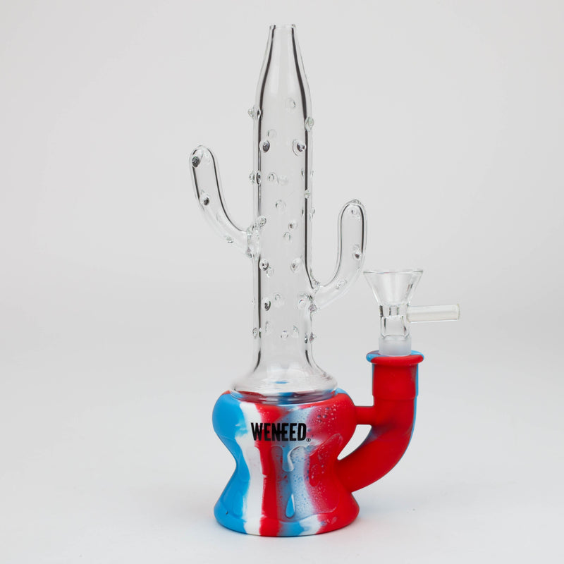 O WENEED®- 9" Silicone Cactus bong