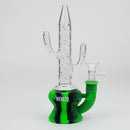 WENEED®- 9" Silicone Cactus bong Resin · Silicone · Plastic Bong WENEED® Green/Black