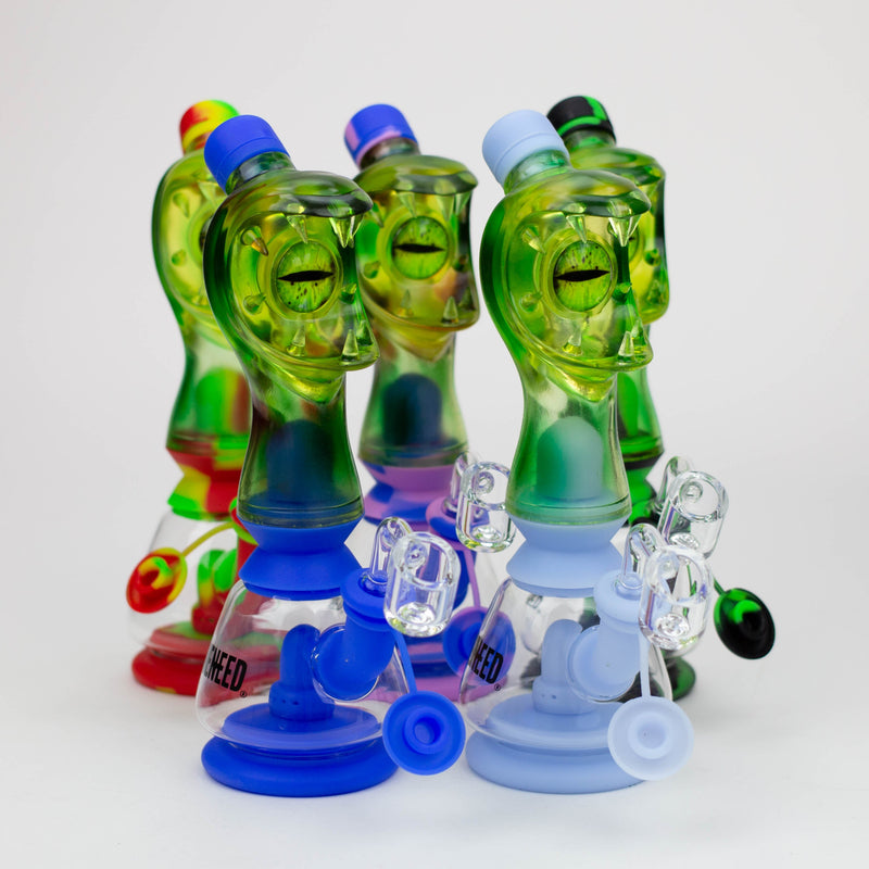 O WENEED®- 9'' Leak Proof Monster Eyes Silicone Rig