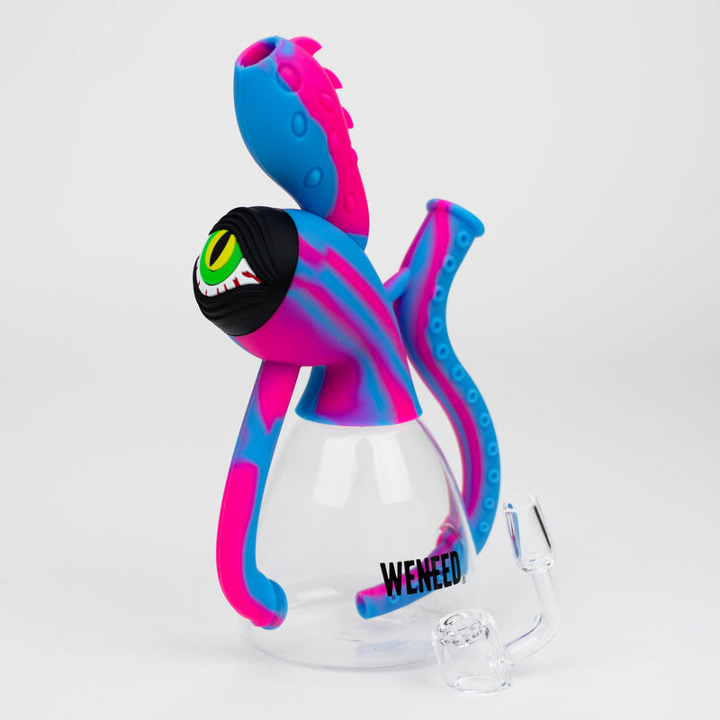 O WENEED®- 9'' Silicone Squid Rig