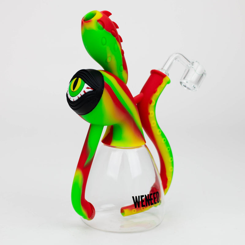 O WENEED®- 9'' Silicone Squid Rig