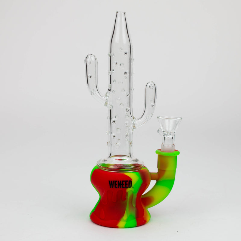 O WENEED®- 9" Silicone Cactus bong