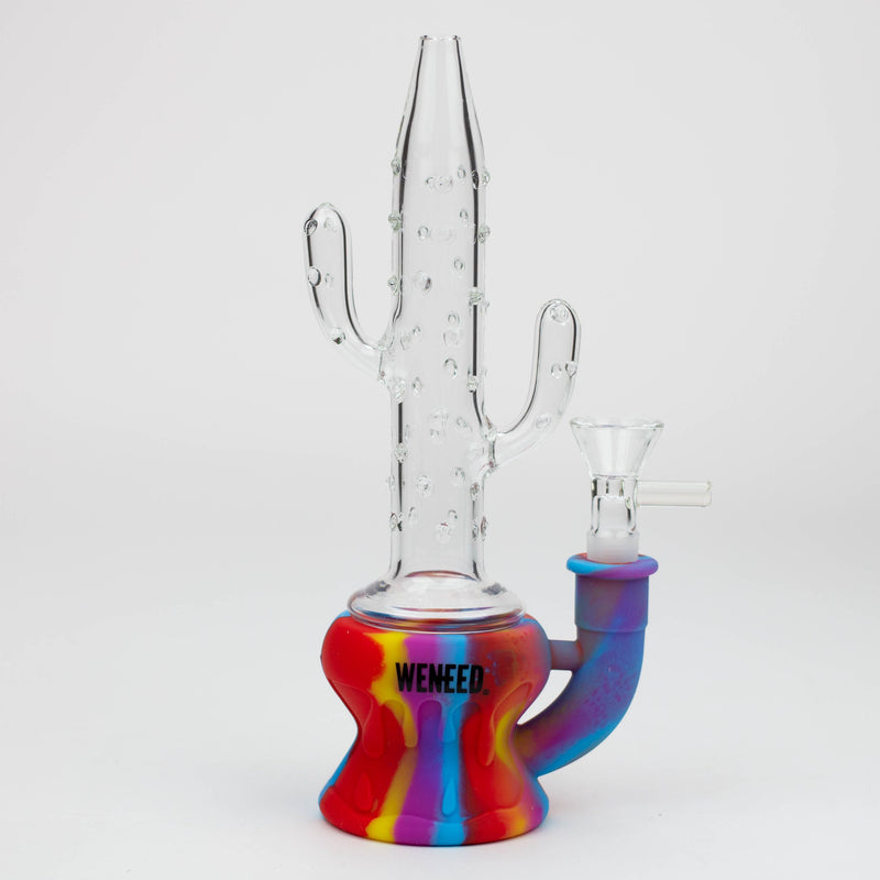 O WENEED®- 9" Silicone Cactus bong