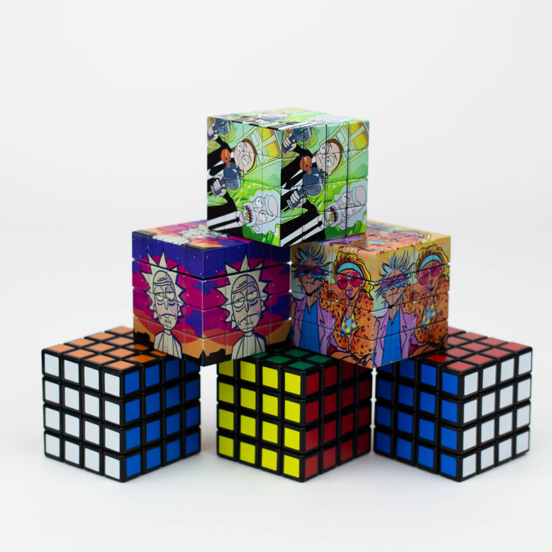 O Cartoon Cube Herb Grinder Box of 6