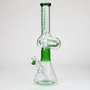 preemo - 18 inch U-Shape Percolator Beaker [P045] Glass Bong preemo Green