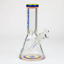 preemo - 10.5 inch Triple Band Beaker [P022] Glass Bong preemo Blue