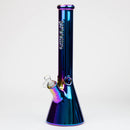 preemo - 16 inch 9mm Ion Plated Beaker [P068] Glass Bong preemo Purple Blue