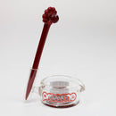 preemo - Glass Dabber and Dish Set [P052] Cap · Dabber · Insert · Clip · Nail preemo Red