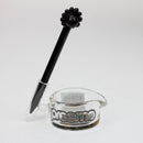 preemo - Glass Dabber and Dish Set [P052] Cap · Dabber · Insert · Clip · Nail preemo Black