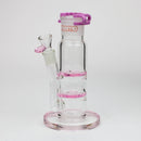 preemo - 9.5 inch Dual Cyclone Disc Base [P004] Glass Bong preemo Pink