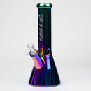 preemo - 12 inch 9mm Ion Plated Beaker [P053] Glass Bong preemo Purple Blue