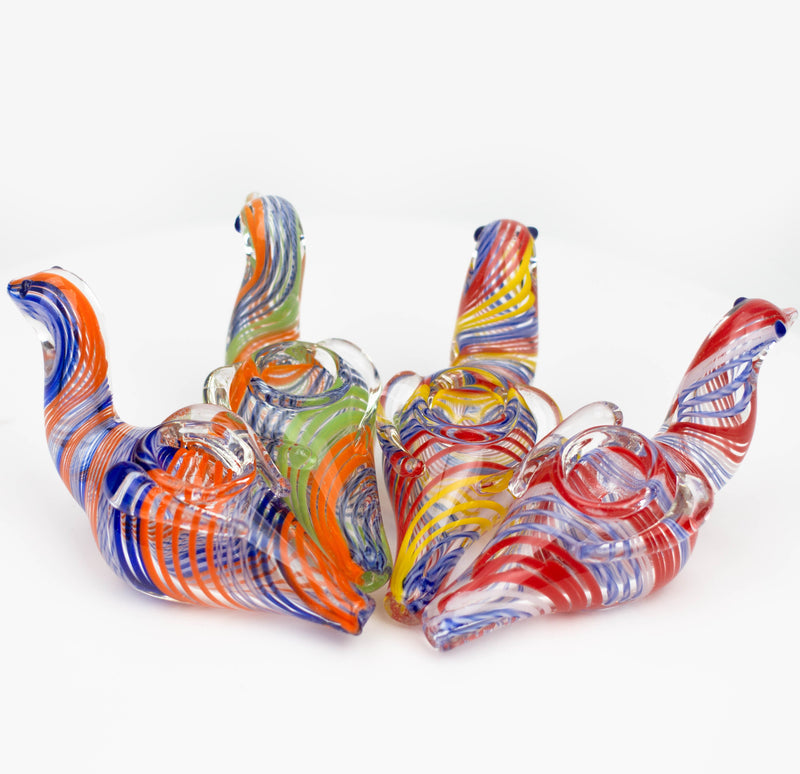 5" Duck glass hand pipe Glass Pipe ONE