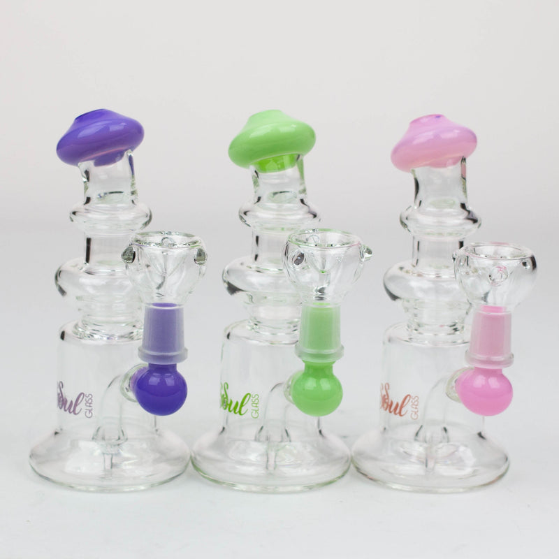 O 6" SOUL Glass mini bong [S2074]