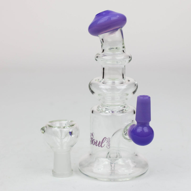 O 6" SOUL Glass mini bong [S2074]