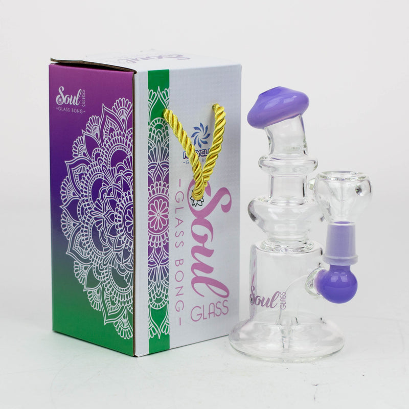 O 6" SOUL Glass mini bong [S2074]