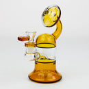 preemo - 7 inch Disc Top Bubbler [P063] Glass Bong preemo Gold