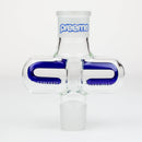 preemo - 6 inch Double Sided Inline Perc Middle [P009] Ashcatcher · Percolator · Filter · Mouthpiece preemo Blue