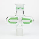 preemo - 6 inch Double Sided Inline Perc Middle [P009] Ashcatcher · Percolator · Filter · Mouthpiece preemo Green