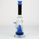 preemo - 13.5 inch Solid Cone Perc Bong [P080] Glass Bong preemo Jade Blue