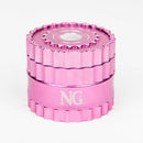 NG - 4-Piece Chain & Gear Grinder [JC9001] Regular Grinder High-End Brands Glass Pink