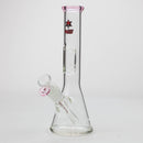 NG-10.5 inch Elbow Ice Pinch Beaker [XY571] Glass Bong High-End Brands Glass Pink