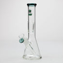 NG-10.5 inch Elbow Ice Pinch Beaker [XY571] Glass Bong High-End Brands Glass Green