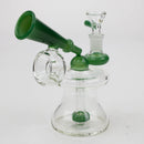 NG-6.5 inch Megaphone Showerhead Bubbler [BX1211] Glass Bong High-End Brands Glass