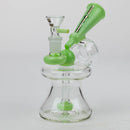 NG-6.5 inch Megaphone Showerhead Bubbler [BX1211] Glass Bong High-End Brands Glass M-Green