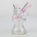 NG-6.5 inch Megaphone Showerhead Bubbler [BX1211] Glass Bong High-End Brands Glass Pink