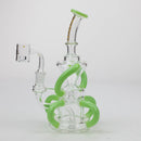 preemo - 8 inch 6-Arm Recycler Rig [P032] Glass Rig preemo