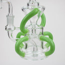 preemo - 8 inch 6-Arm Recycler Rig [P032] Glass Rig preemo