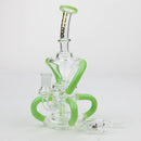 preemo - 8 inch 6-Arm Recycler Rig [P032] Glass Rig preemo