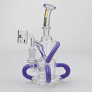 preemo - 8 inch 6-Arm Recycler Rig [P032] Glass Rig preemo M-Purple