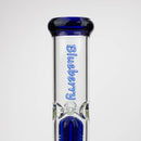 Blueberry-15 inch Double Tree Perc Beaker [S387] Glass Rig High-End Brands Glass