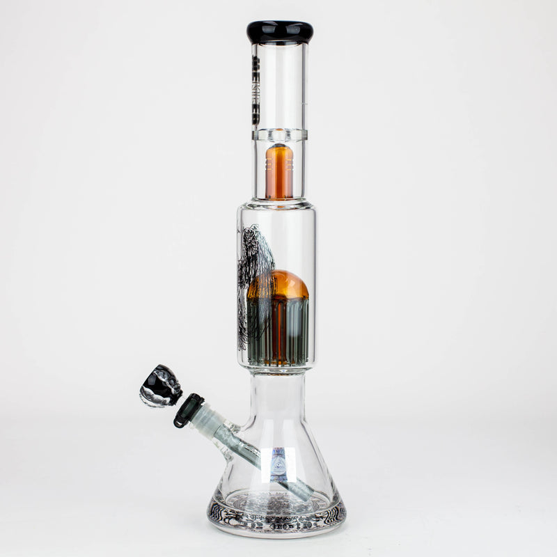 O WENEED®-18" Beasts of East Tree Percolator Beaker bong