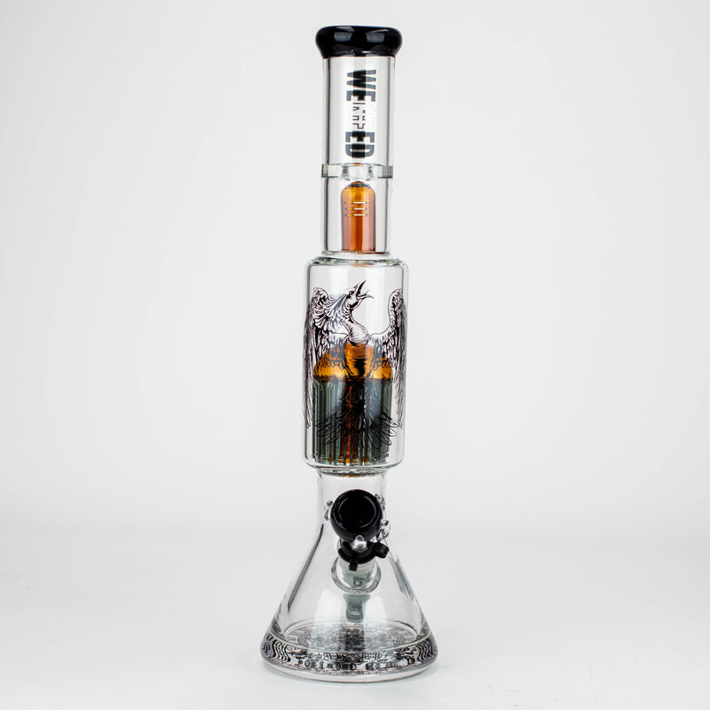 O WENEED®-18" Beasts of East Tree Percolator Beaker bong