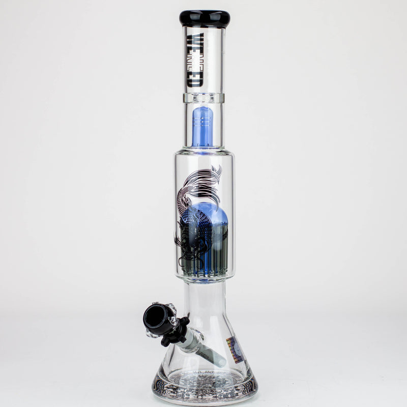 O WENEED®-18" Beasts of East Tree Percolator Beaker bong