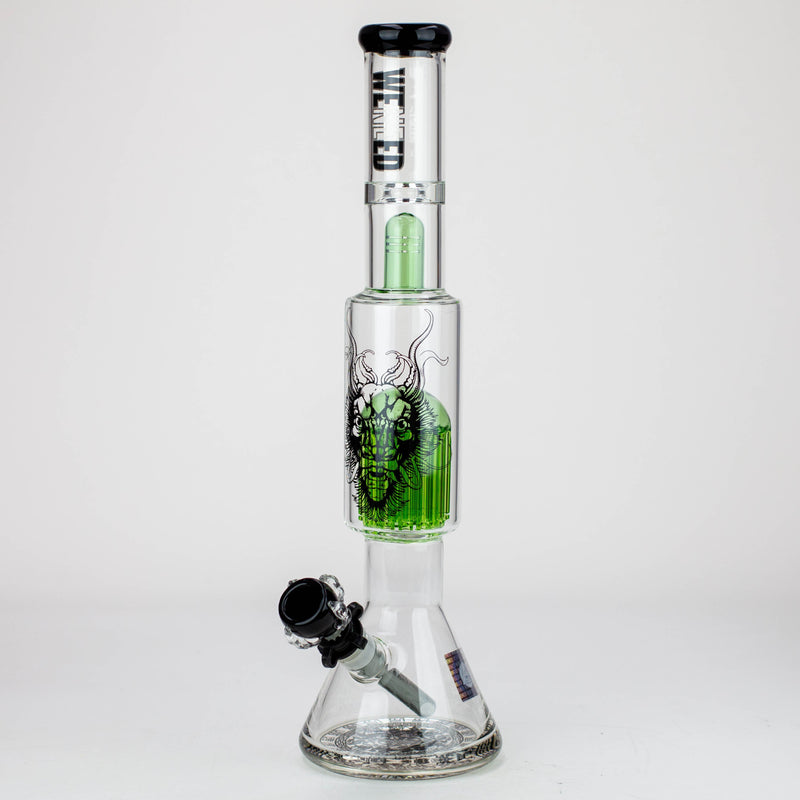 O WENEED®-18" Beasts of East Tree Percolator Beaker bong