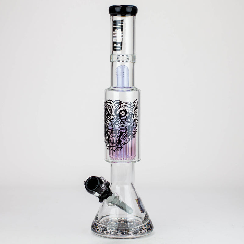 O WENEED®-18" Beasts of East Tree Percolator Beaker bong