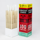CANADIAN LUMBER PRE- ROLLED CONE MINI TOWERS OF 100 CONES Pre-rolled Cone (Bulk / Tower) Canadian Lumber Small (84