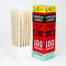 CANADIAN LUMBER PRE- ROLLED CONE MINI TOWERS OF 100 CONES Pre-rolled Cone (Bulk / Tower) Canadian Lumber Large (109