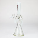 NG-10 inch Reverse Stem Beaker [YN1108] Glass Bong High-End Brands Glass WHITE