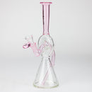 NG-10 inch Reverse Stem Beaker [YN1108] Glass Bong High-End Brands Glass PINK